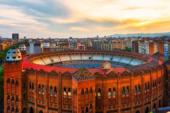 Обои картинки фото barcelona, города, барселона , испания, панорама