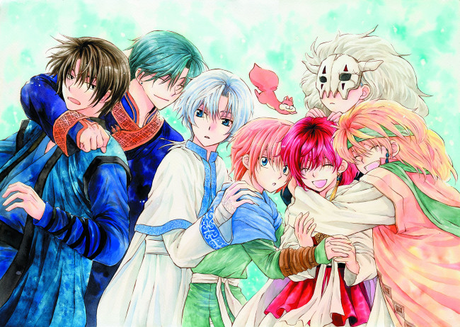 Обои картинки фото аниме, akatsuki no yona, рассвет, йоны