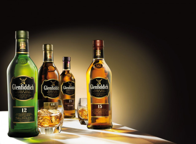 Обои картинки фото whisky, бренды, glenfiddich, виски, напитки
