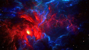 Картинка космос галактики туманности вспышка яркость звезды