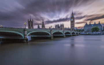 Картинка города лондон+ великобритания bridge river city london мост река город лондон