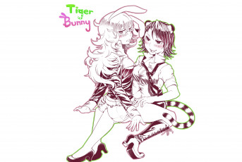 обоя аниме, tiger and bunny, котецу, барнаби