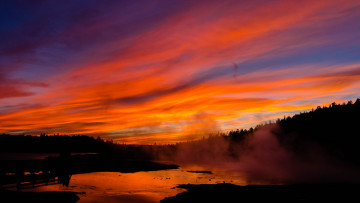 Картинка природа восходы закаты рассвет облака