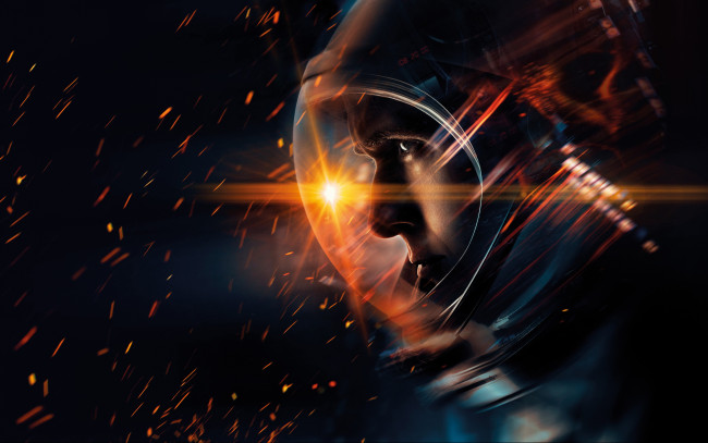 Обои картинки фото first man , 2018, кино фильмы, -unknown , другое, first, man, биография, райан, гослинг, постер, история