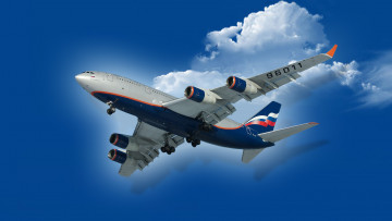 Картинка ил-96-300 авиация пассажирские+самолёты дальнемагистральный гражданская ил96 пассажирский самолет