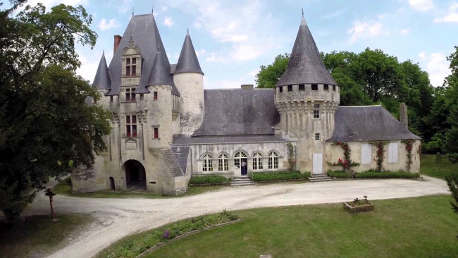 Обои картинки фото chateau de javarzay, города, замки франции, chateau, de, javarzay
