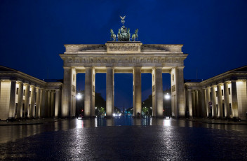 Картинка города берлин+ германия бранденбургские ворота