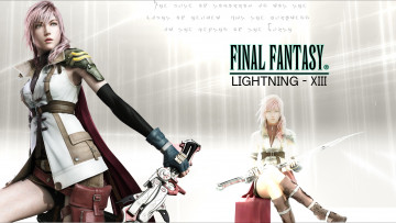 Картинка видео игры final fantasy xiii мечи девушки