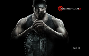 Картинка видео игры gears of war воин