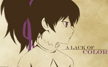 Картинка аниме darker+than+black yin девушка векторная графика лента