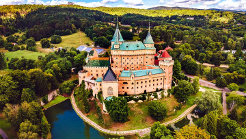 Картинка bojnice+castle slovakia города -+дворцы +замки +крепости bojnice castle