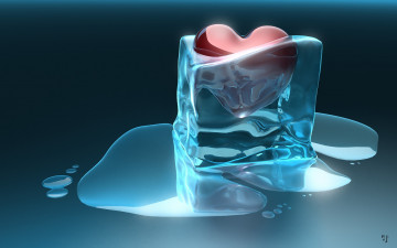 Картинка №14700 3д графика romance сердце лёд