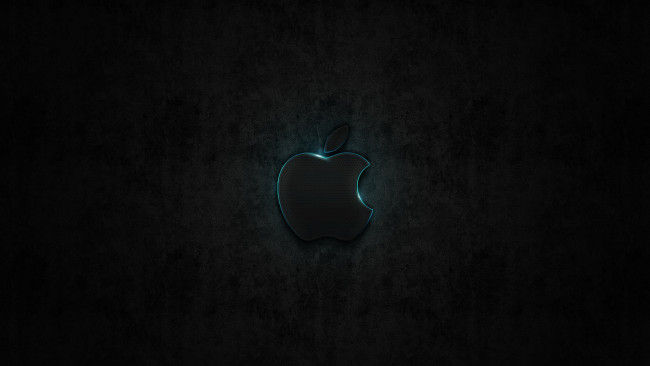 Обои картинки фото компьютеры, apple, яблоко, фон, тёмный, логотип
