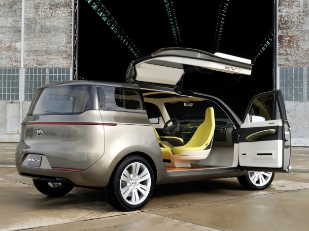 Обои картинки фото kia kv7 concept 2011, автомобили, kia, 2011, concept, kv7