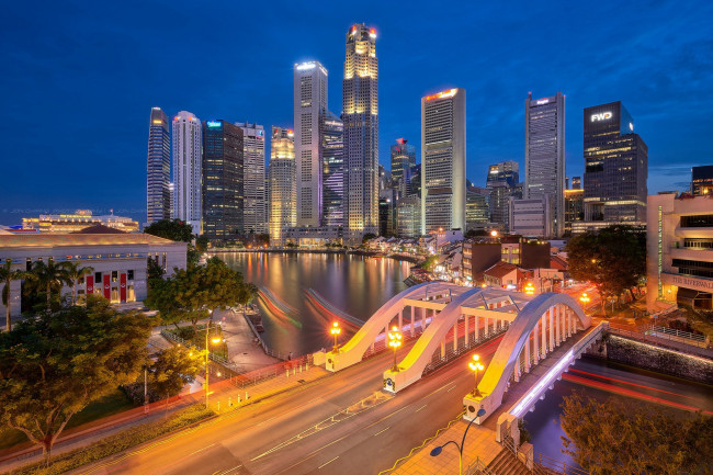 Обои картинки фото raffles place,  singapore, города, сингапур , сингапур, простор