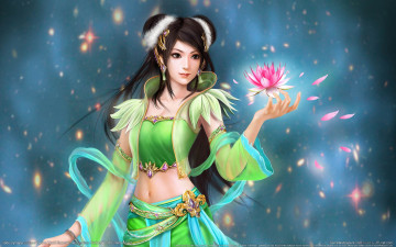 Картинка jade dynasty видео игры девушка лотос