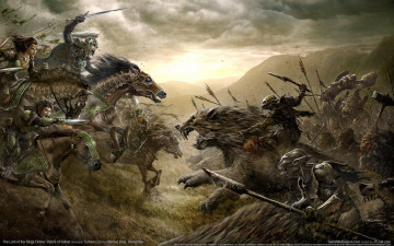 Картинка the lord of rings online riders rohan видео игры нежить битва сражение