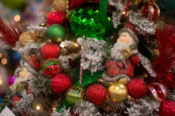 обоя праздничные, - разное , новый год, праздник, новый, год, рождество, елка, украшения, снег, чудеса