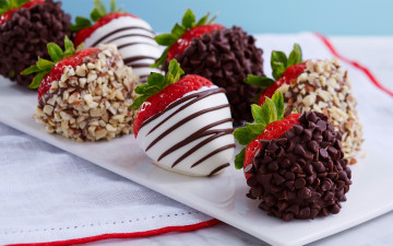Картинка еда клубника +земляника фрукты шоколад fruit strawberries chocolate