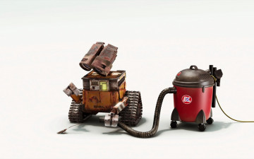 Картинка мультфильмы wall-e таракан пылесос робот