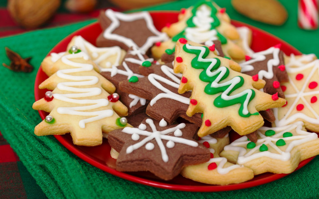 Обои картинки фото праздничные, угощения, merry, decoration, cookies, рождество, глазурь, печенье, новый, год, xmas, christmas, сладкое, выпечка