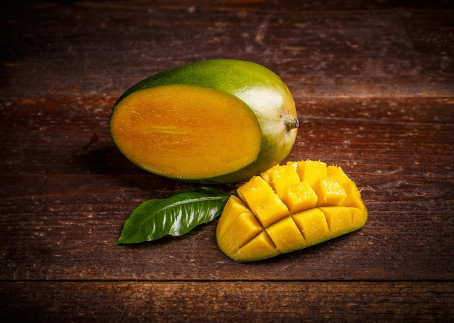 Обои картинки фото еда, манго, экзотический, фрукт