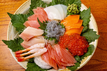обоя еда, рыба,  морепродукты,  суши,  роллы, креветки, икра