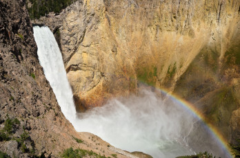 Картинка природа радуга вода поток