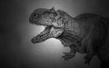 обоя динозавр, рисованные, животные,  доисторические, хищник, dinosaur