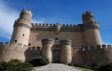 обоя castillo de los mendoza, города, замки испании, замок