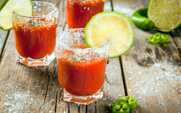 Картинка еда напитки +сок сок перец лимон томатный