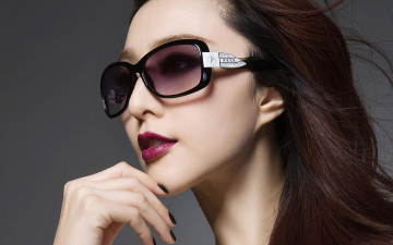 Картинка девушки fan+bingbing лицо очки макияж