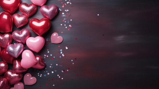 Обои картинки фото 3д графика, праздники , holidays, любовь, праздник, сердце, сердца, сердечки, розовые, сердечко, поздравление