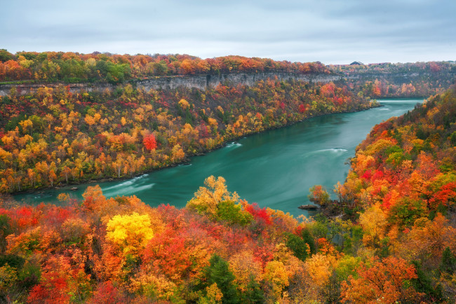 Обои картинки фото природа, реки, озера, осень, лес, река, скалы