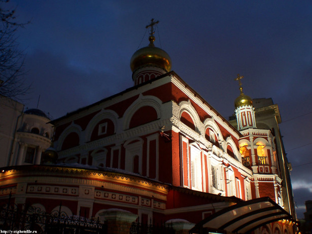 Обои картинки фото москва, церковь, всех, святых, на, кулишках, города, россия