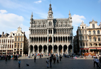 Картинка города брюссель бельгия площадь здание архитектура