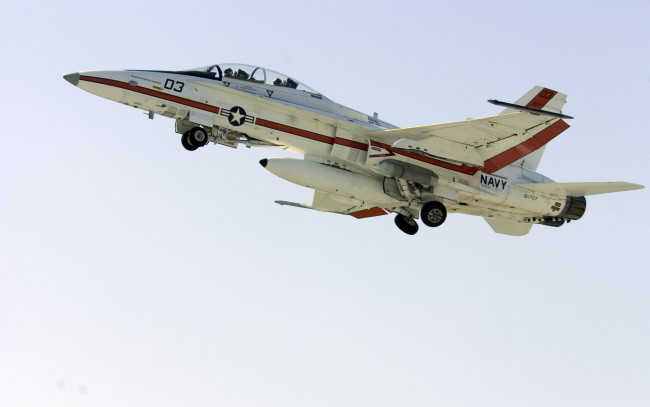 Обои картинки фото авиация, боевые, самолёты, f-18, самолёт, истребитель