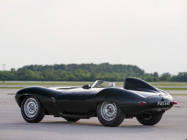 Обои картинки фото 1955 jaguar d-type, автомобили, jaguar