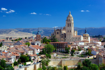 Картинка сеговия+испания города -+панорамы сеговия панорама храм дома испания