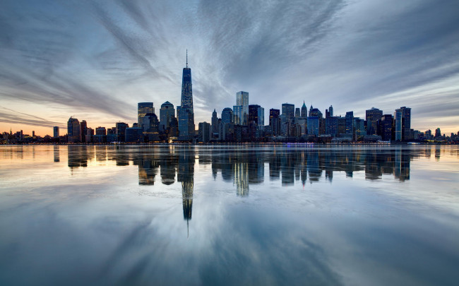 Обои картинки фото города, нью-йорк , сша, вид, панорама, usa, город, дома, высотки, здания, небоскребы, nyc, нью-йорк, new, york, city