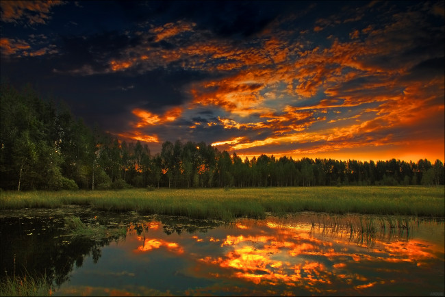 Обои картинки фото природа, восходы, закаты
