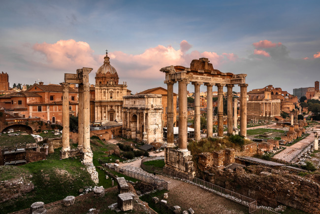 Обои картинки фото roman forum, города, рим,  ватикан , италия, форум, античность