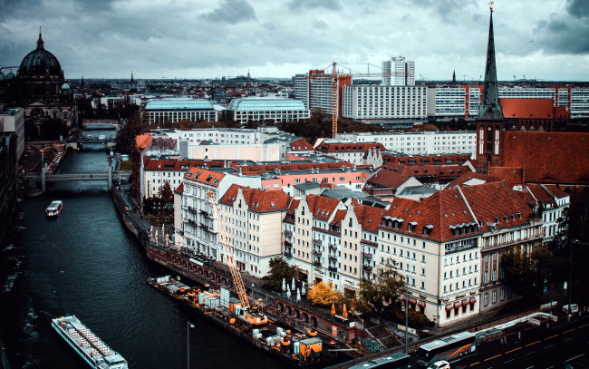 Обои картинки фото города, берлин , германия, панорама
