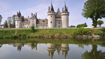 Картинка chateau+de+sully города замки+франции chateau de sully