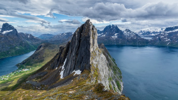 Картинка природа горы норвегия