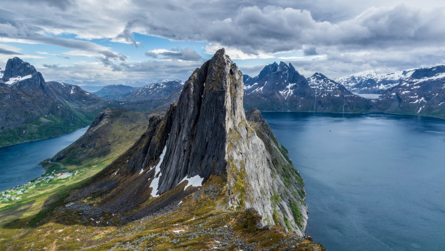 Обои картинки фото природа, горы, норвегия