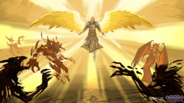 Картинка видео+игры pathfinder +wrath+of+the+righteous ангел демоны