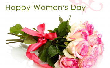 Картинка праздничные международный+женский+день+-+8+марта букет розы