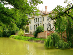 Картинка italy veneto bellissima villa bon города здания дома