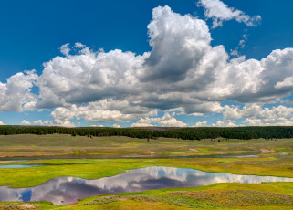 Картинка природа облака штат вайоминг сша